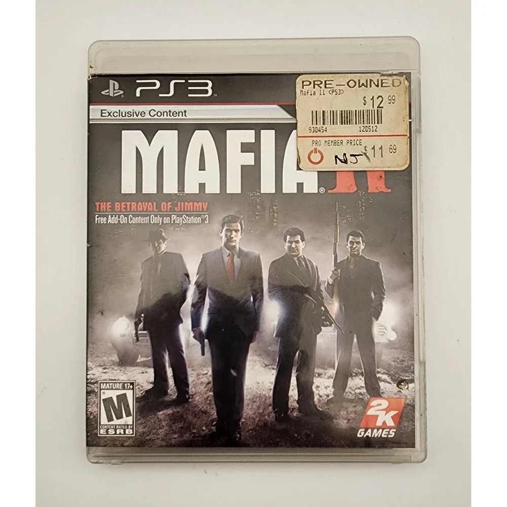 PS3 Mafia‎ II VG COND CIB